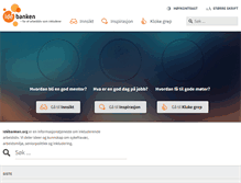 Tablet Screenshot of idebanken.org